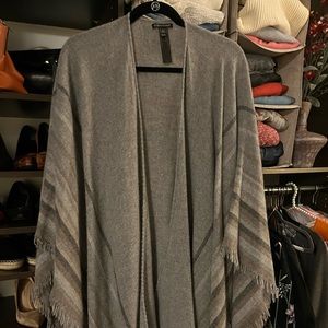 Light gray Eileen Fisher wrap